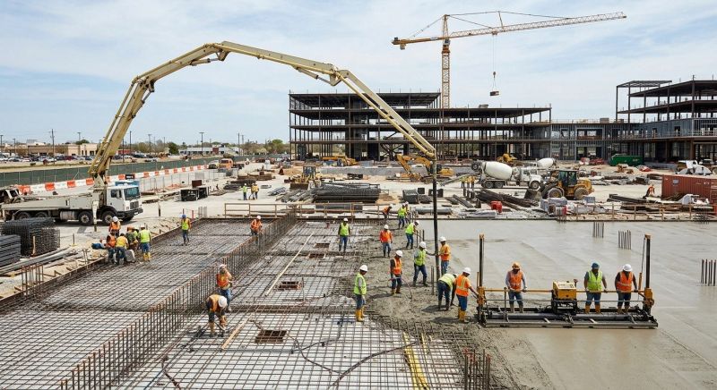Commercial Slab Construction in Spartanburg, SC