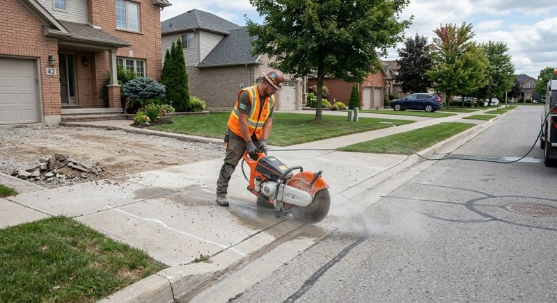 Concrete Curb Removal in Corpus Christi, TX